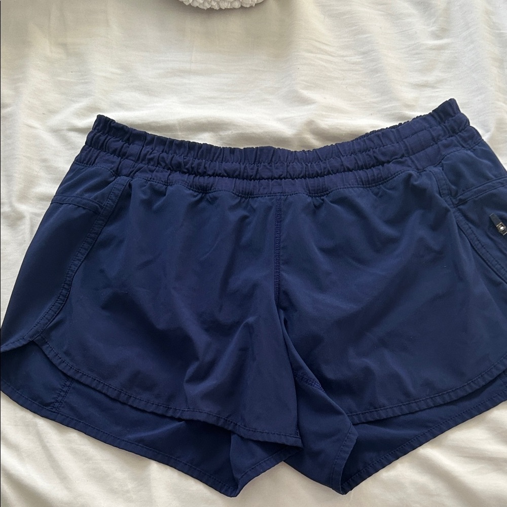 Lululemon Athletica Navy Blue Athletic Shorts